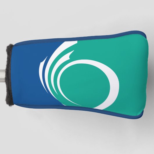 Golf-Putterabdeckung mit Flagge von Ottawa, Kanada Golf Headcover (Vorderseite)