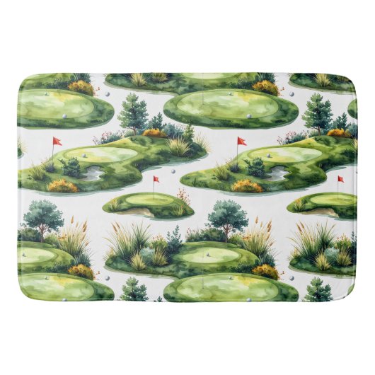 Golf-Putting-Green Badematte (Vorderseite)