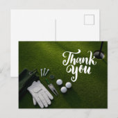 Golf Putting Green Flat Lay Kollektion Postkarte (Vorne/Hinten)