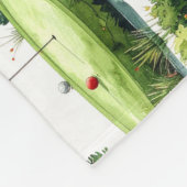 Golf-Putting-Green Fleecedecke (Ecke)