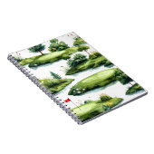Golf-Putting-Green Notizblock (Rechte Seite)