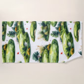 Golf-Putting-Green Strandtuch (Vorderseite)