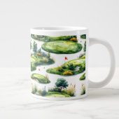 Golf Putting Grünfläche Jumbo-Tasse (Rechts)