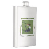 Golf Putting the Green , Classic Hip Flask Flachmann (Rechts)