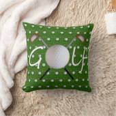 Golf-quadratisches Kissen (Decke)