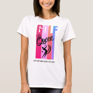 GOLF QUEEN Damen Golferin T-Shirt mit individuelle