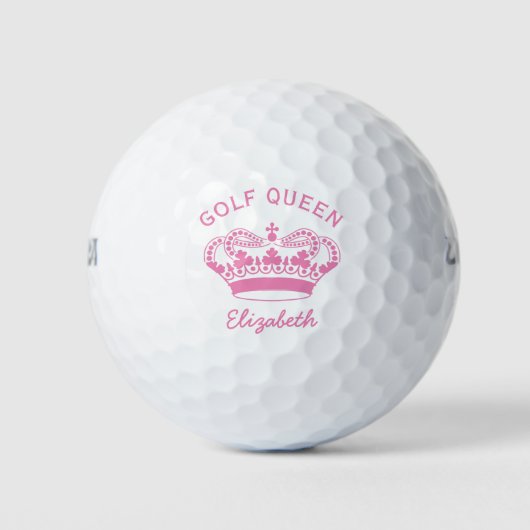 Golf Queen Gold Crown Golfball (Vorderseite)