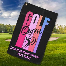 GOLF-QUEEN-Individuelle Name Golfhandtuch