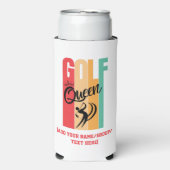 GOLF-QUEEN-Individuelle Name Selters Dosenkühler (Seltzer Vorderseite)