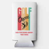GOLF-QUEEN-Individuelle Name Selters Dosenkühler (Rückseite)