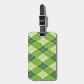 Golf Raute Tee Green Gepäckanhänger (Vorderseite vertikal)