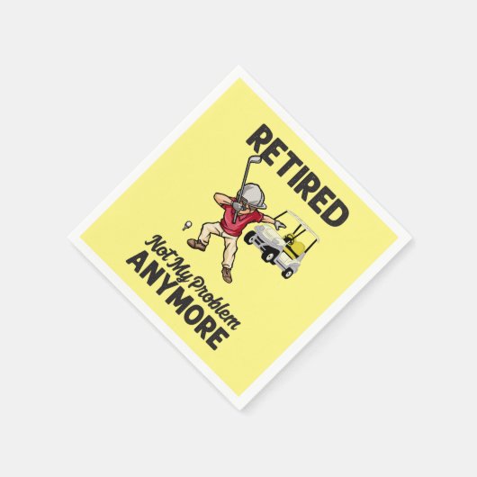 Golf Remüde nicht mein Problem mehr versuchen Golf Serviette (Ecke)