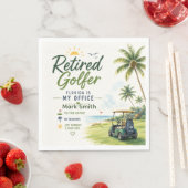 Golf-Rente: Den Traum in Florida leben Serviette (Beispiel)
