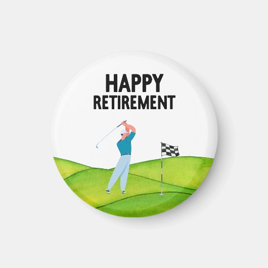 Golf-Rente für Golfer Magnet (Vorne)