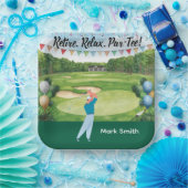 Golf-Rente für Golfer Pappteller (Party)
