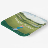 Golf-Rente für Golfer Pappteller (Gewinkelt)