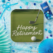 Golf-Rente für Golfer Pappteller (Party)