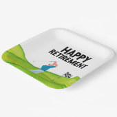 Golf-Rente für Golfer Pappteller (Gewinkelt)