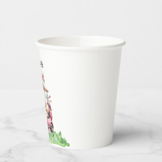 Golf-Rente für Golferin Pappbecher (Links)