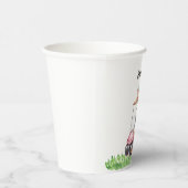 Golf-Rente für Golferin Pappbecher (Rechts)