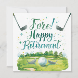Golf-Rente mit Ball auf Grün Karte