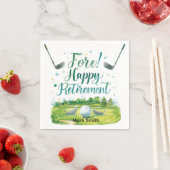 Golf-Rente mit Ball auf Grün Serviette (Beispiel)