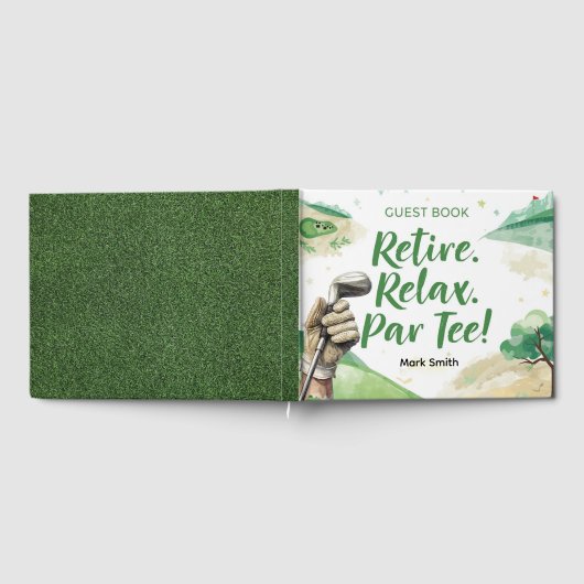 Golf-Rente mit Bier auf Golfwagen Gästebuch (Voll)
