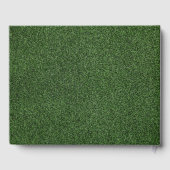 Golf-Rente mit Bier auf Golfwagen Gästebuch (Rückseite)