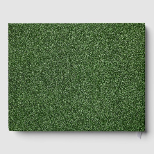 Golf-Rente mit Bier auf Golfwagen Gästebuch (Rückseite)