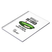 Golf-Rente mit Fahne beim Golfplatz Golf Golfer Notizblock (Linke Seite)