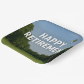 Golf-Renteneintritt für Golfer Pappteller (Gewinkelt)