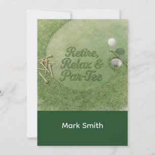 GOLF RENTENENDE In Rente gehen, Entspannen & ParTe Einladung