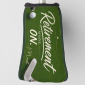 Golf-Rentenplan auf Grün Golf Headcover (Rotieren 90)