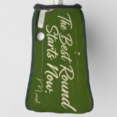 Golf-Rentenplan auf Grün Golf Headcover (Rotieren 90)