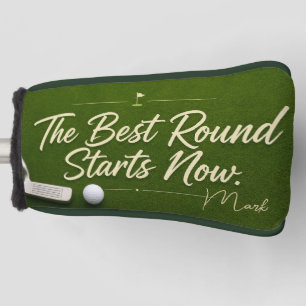 Golf-Rentenplan auf Grün Golf Headcover