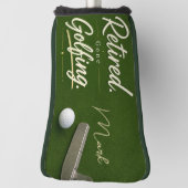 Golf-Rentenplan auf Grün Golf Headcover (Rotieren 90)