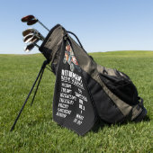 Golf-Rentner-Golfspielplan Golfhandtuch (Gras)