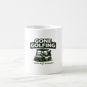 Golf-Rentner Gone Golfing Kaffeetasse