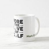 Golf-Rentner-Textzitate für Golfer Kaffeetasse (VorderseiteRechts)