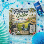 Golf-Rentnerleben - Der Traum in Florida lebt Pappteller (Party)
