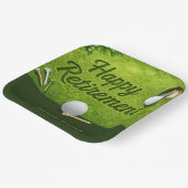 GOLF RENTNERPARTY auf dem Grün Pappteller (Gewinkelt)