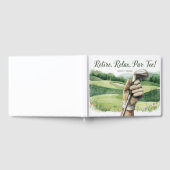 Golf ReReifen Relax Par Tee für Golfer Pensionieru Gästebuch (Voll)