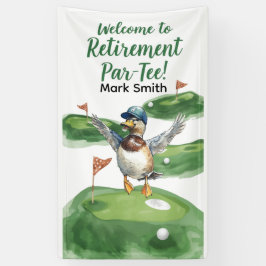 GOLF RETIREMENT T-Shirt von ParTee für Golfer Banner