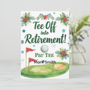 GOLF RETIREMENT T-Shirt von ParTee für Golfer Einladung