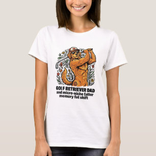 Golf Retriever Papa Sport-Shirt T-Shirt