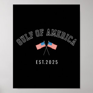 Golf Retro of America Est 2025 US-amerikanische Fl Poster