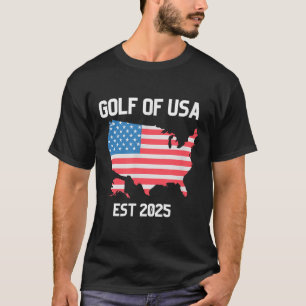Golf Retro of America Est 2025 US-amerikanische Fl T-Shirt