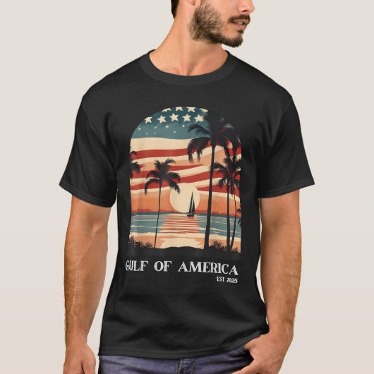 Golf Retro of America Est 2025 US-amerikanische Mä T-Shirt (Vorderseite)