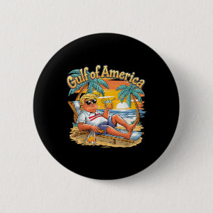 Golf Retro of America Est 2025 Vintag Beach Vacat Button