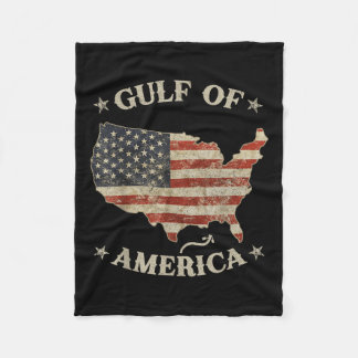 Golf Retro of US America Est 2025 American Flag Fleecedecke